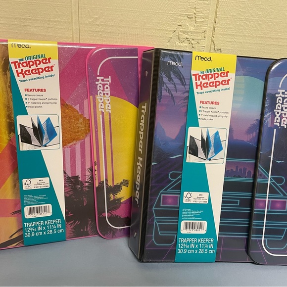 Retro Original Trapper Keeper Lot - Picture 1 of 4
